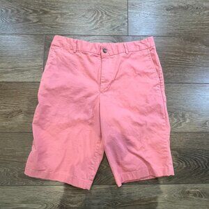 Polo Ralph Lauren Boy's Chino Shorts, Size 18, 10" Inseam, Red/Pink, Preppy
